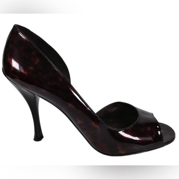 NWOB STUART WEITZMAN Made in Spain 🇪🇸 LEATHER TORTOISE Heels EW39209 Sz 9.5 M - Picture 6 of 16